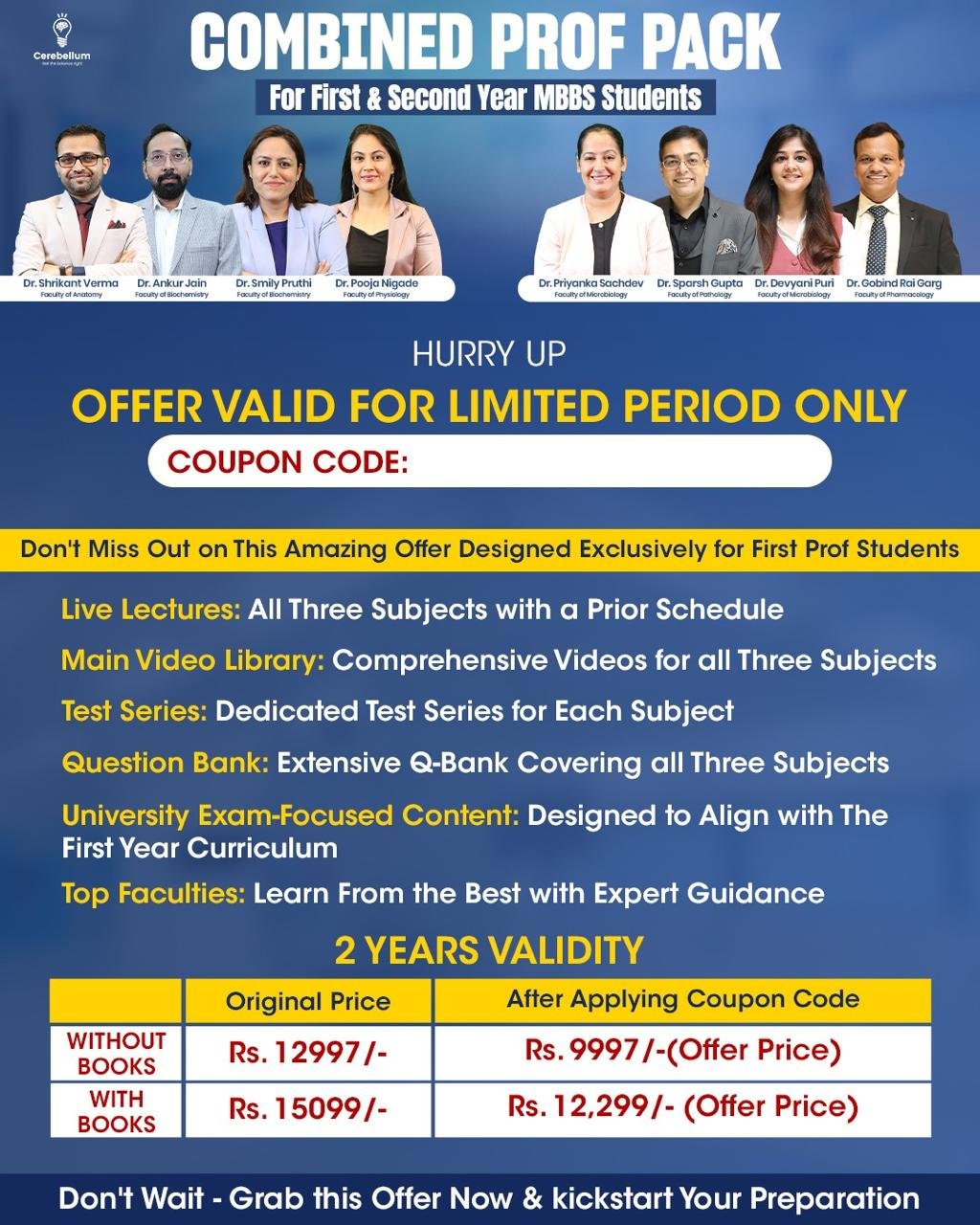 First & Second Year Combo promotional poster