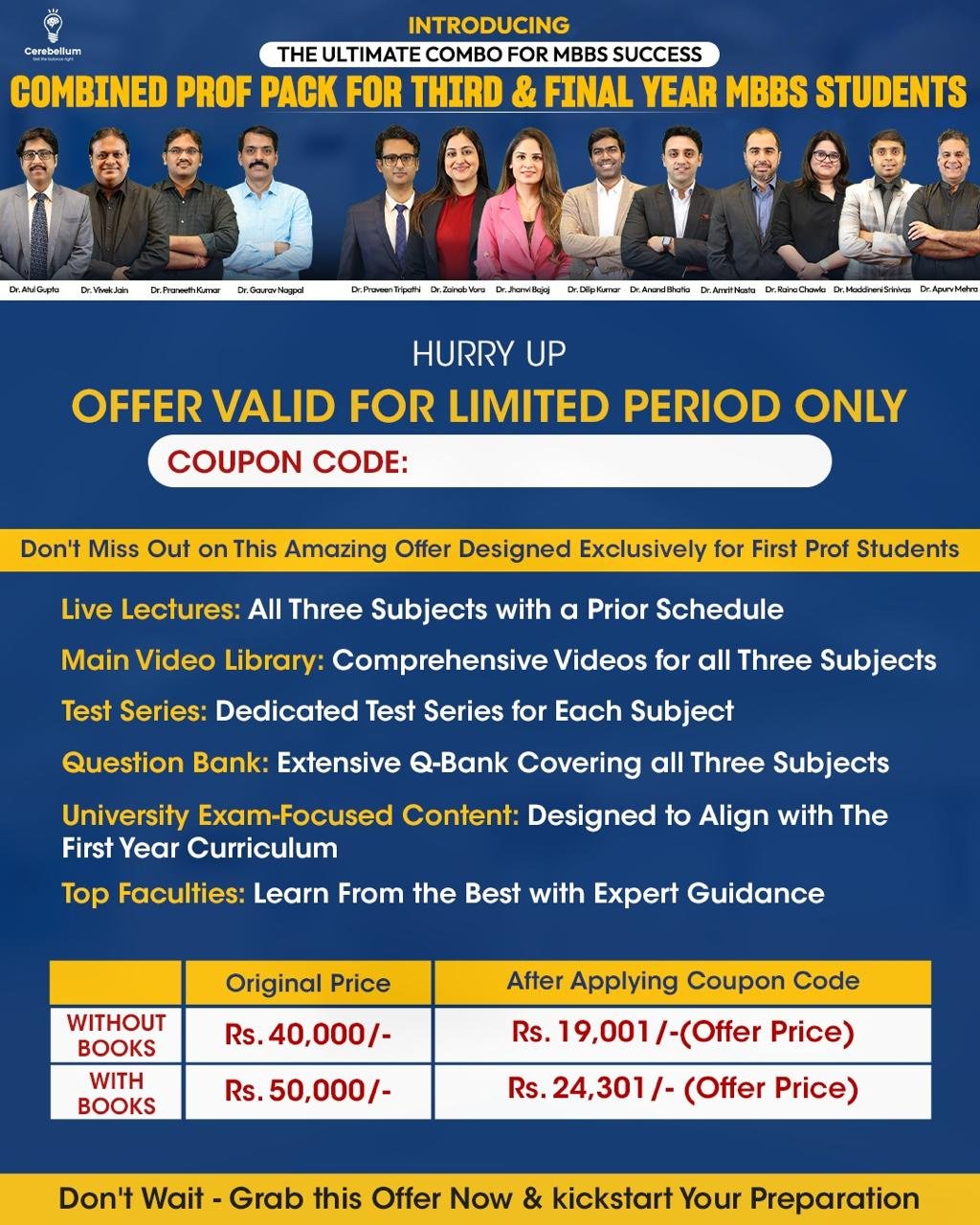 Third & Final Year Combo promotional poster