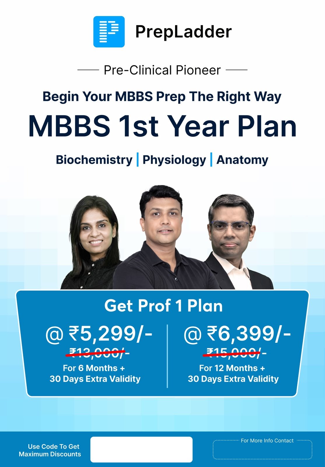 PrepLadder MBBS 1st Year Prof 1 Creative