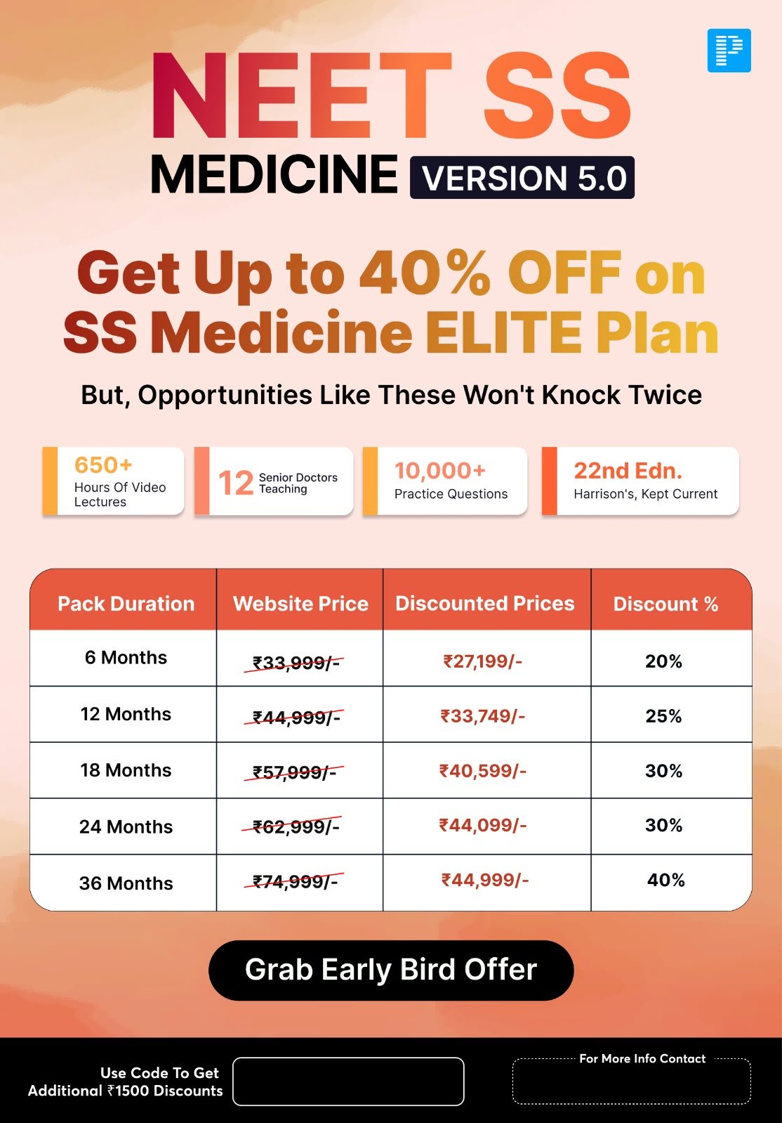 PrepLadder NEET SS Medicine Version 5.0 Creative
