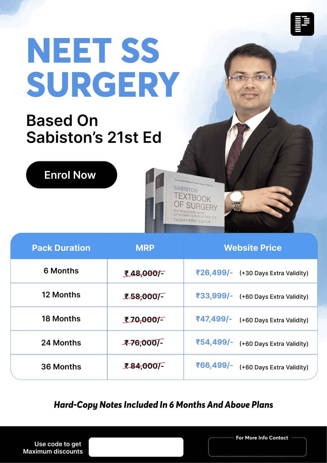 PrepLadder NEET SS Surgery Creative